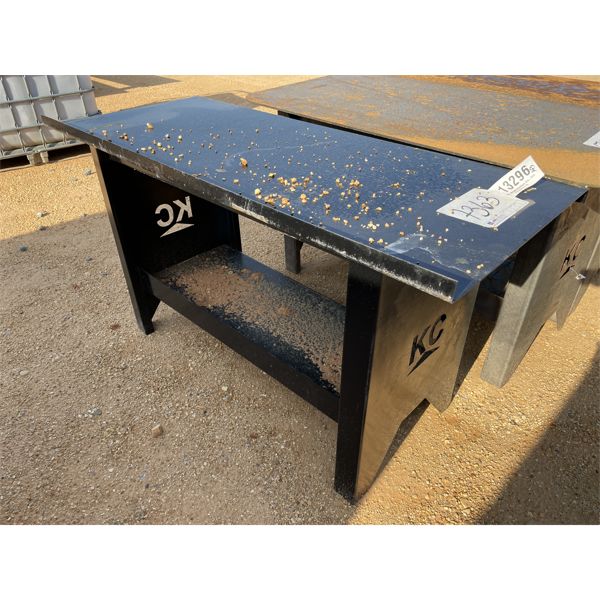 60" x 25" METAL TABLE