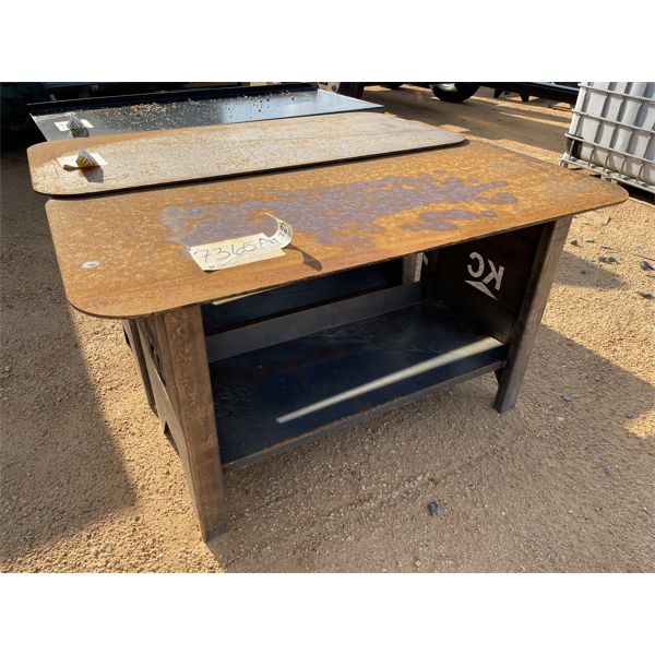 57" x 29" METAL TABLE