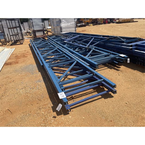 (6) PCS OF WAREHOUSE SHELVING PARTS