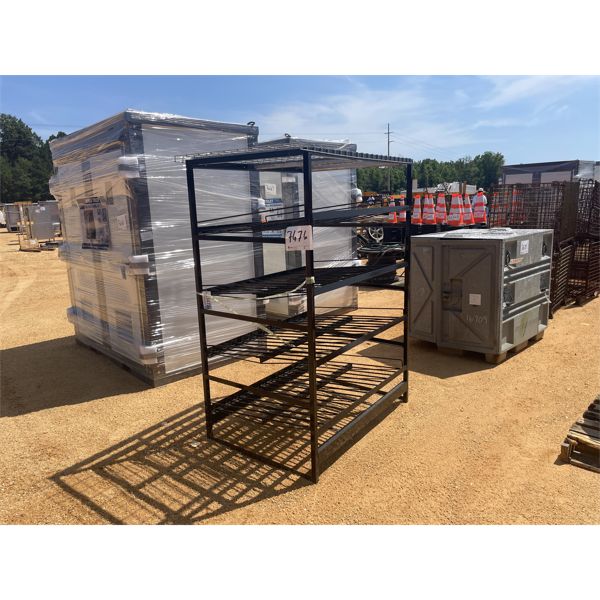 (7) BATTERY DISPLAY RACK