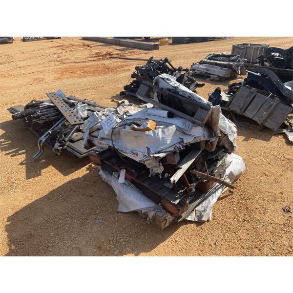 JCB DECALS, BROOM PARTS & (10) THUMBS