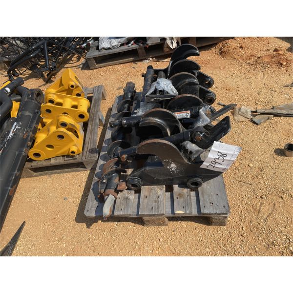 6" AUGER BIT & HYD CYLINDERS, QUICK COUPLERS