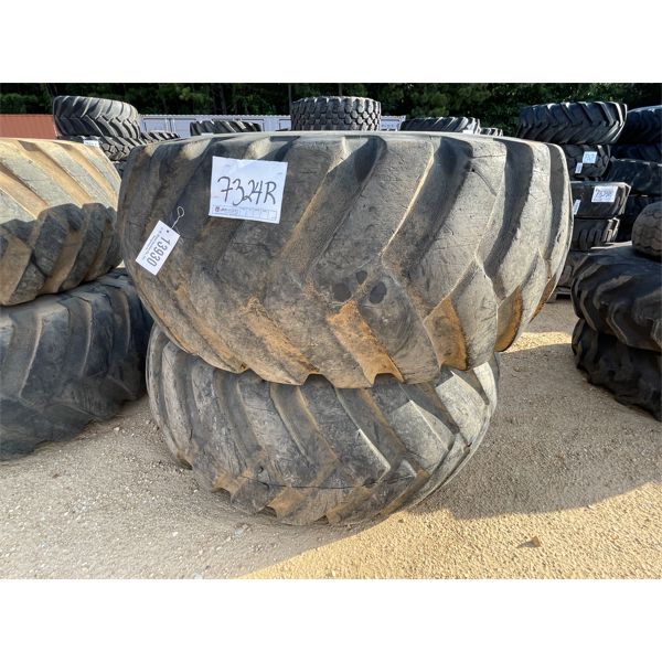 (2) 26.5-25 TIRES W/ RIMS