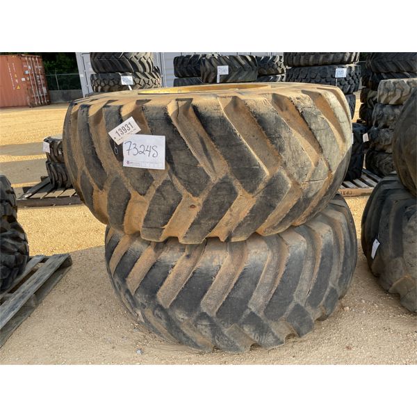 (2) 26.5-25 TIRES W/ RIMS