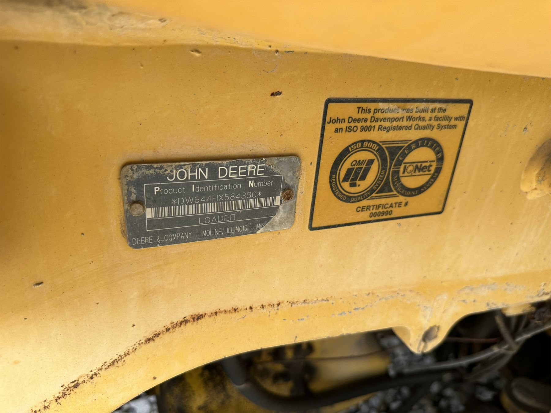 2002 JOHN DEERE 644H Wheel Loader - J.M. Wood Auction Company, Inc.