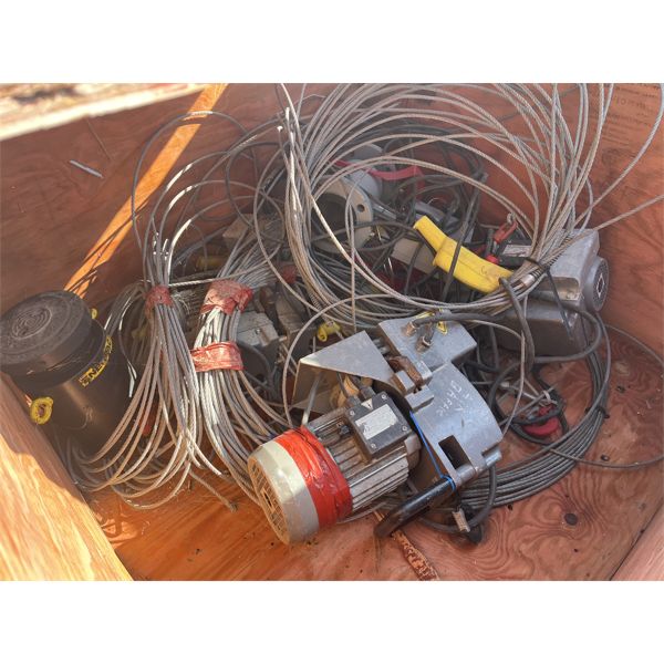WIRE ROPE HOISTS & VARIOUS ENDLESS SLINGS