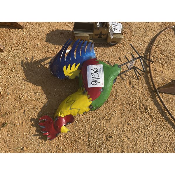 RED, GREEN, YELLOW, BLUE ROOSTER