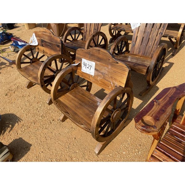 WAGON WHEEL CHAIR