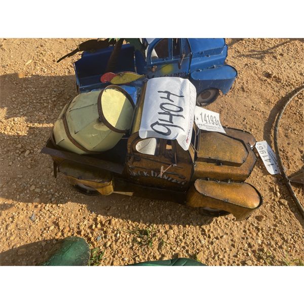 JACK DANIELS TRUCK METAL ART