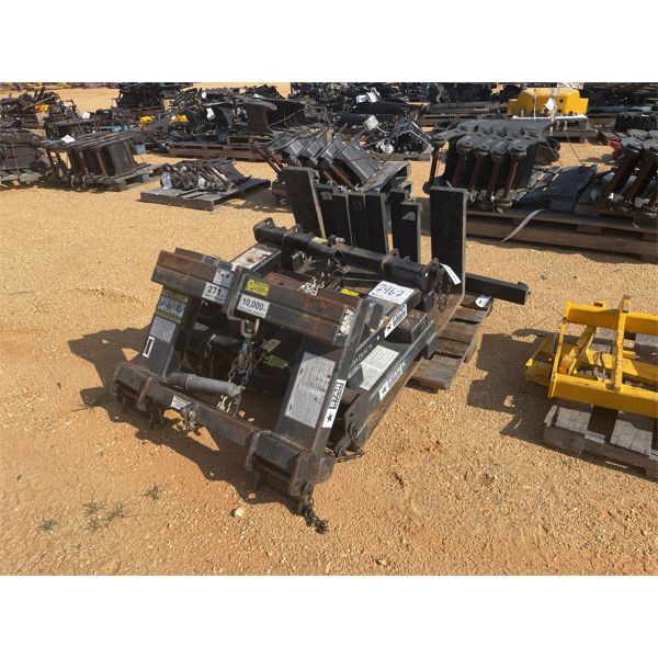 (3) UNIVERSAL LIFT HOOK(10,000 LB CAP) & VARIOUS FORKS