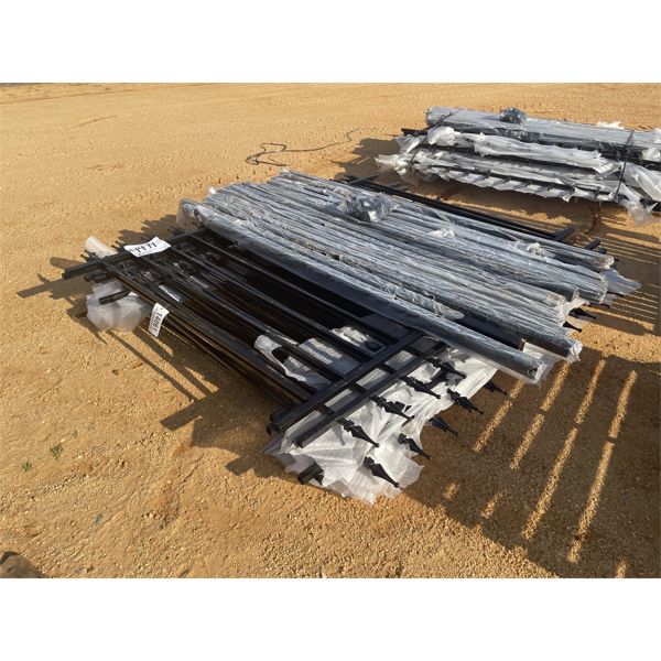 (14) 7' STEEL FENCE PANELS