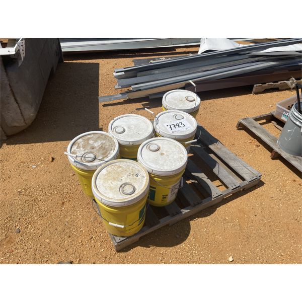 (6) SILICATE 1125 CURE WITH DYE