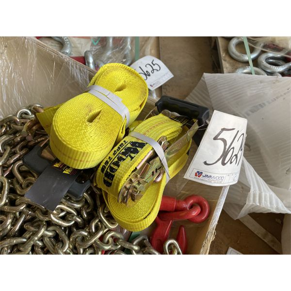 (2) 2" RATCHET STRAPS