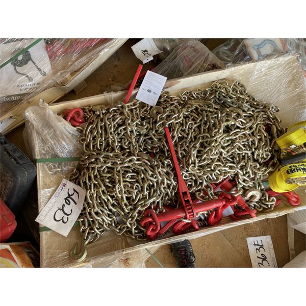 (5) BINDERS & (10) 3/8" CHAIN