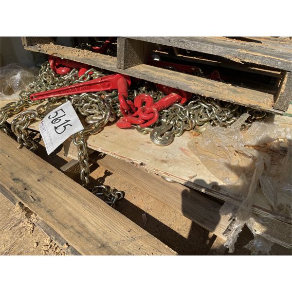 (5) BINDERS & (10) 3/8" CHAIN