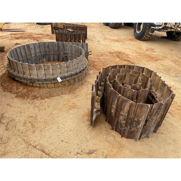 25" SINGLE BAR GROUSER TRACK SET