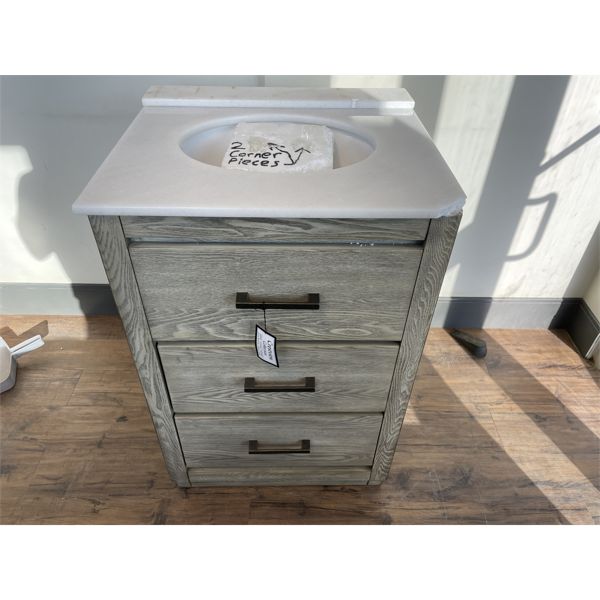 CRESTVIEW (2) DRAWER VANITY SINK