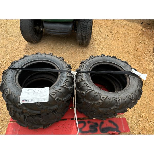 (4) 23 X 8 GOLF CART TIRES