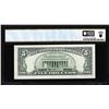 Image 2 : 1995 $5 Federal Reserve Note Boston Fr.1985-A PCGS Gem Uncirculated 65PPQ