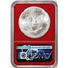 Image 2 : 2016-(S) $1 American Silver Eagle Coin NGC MS69 Struck at San Francisco Red Core