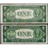 Image 2 : Pair of 1935A $1 Experimental "R" & "S" Silver Certificate Notes