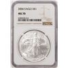 Image 1 : 2006 $1 American Silver Eagle Coin NGC MS70