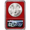 Image 2 : 2016-(S) $1 American Silver Eagle Coin NGC MS69 Struck at San Francisco Red Core