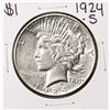 Image 1 : 1924-S $1 Peace Silver Dollar Coin