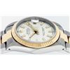 Image 9 : Rolex Ladies Midsize Two Tone Silver Index Datejust Wristwatch