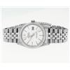 Image 2 : Rolex Mens Stainless Steel Silver Index Datejust Wristwatch