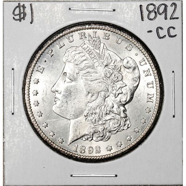 1892-CC $1 Morgan Silver Dollar Coin