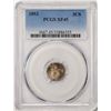 Image 1 : 1853 Three Cent Silver Coin PCGS XF45