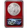 Image 2 : 2020(S) $1 American Silver Eagle Coin NGC MS70 Early Releases San Francisco Red Core