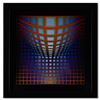 Image 1 : Victor Vasarely "Kezdi - Vega La Serie Structures Universelles Du Damier" Mixed Media