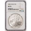 Image 1 : 2006 $1 American Silver Eagle Coin NGC MS70