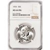 Image 1 : 1955 Franklin Half Dollar Coin NGC MS64FBL