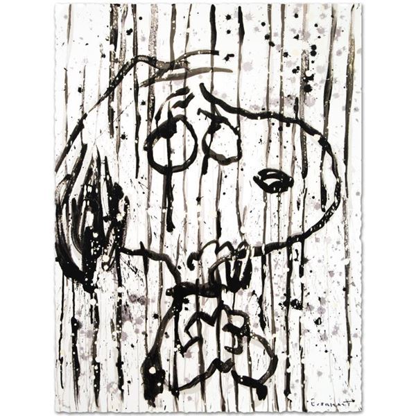 Tom Everhart "Dancing In The Rain" Limited Edition Lithograph On Paper