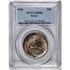 Image 1 : 1946 Iowa Commemorative Half Dollar Coin PCGS MS66 Nice Toning