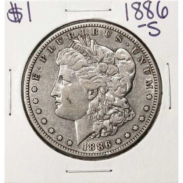 1886-S $1 Morgan Silver Dollar Coin