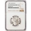 Image 1 : Shipwreck 1750P E Bolivia 4 Reales Silver Coin NGC AU Excavation Recovery