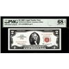 Image 1 : 1963 $2 Legal Tender Note Fr.1513 PMG Superb Gem Uncirculated 68EPQ