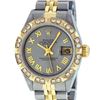 Image 1 : Rolex Ladies Two Tone Gray Diamond Datejust Wristwatch