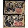 Image 1 : Lot of Fifth Issue Ten & Twenty-Five Cents Fractional Currency Notes