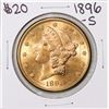 Image 1 : 1896-S $20 Liberty Head Double Eagle Gold Coin