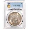 Image 1 : 1898 $1 Moran Silver Dollar Coin PCGS MS64