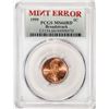 Image 1 : 1999 Lincoln Memorial Cent Coin Mint Error Broadstruck PCGS MS66RD