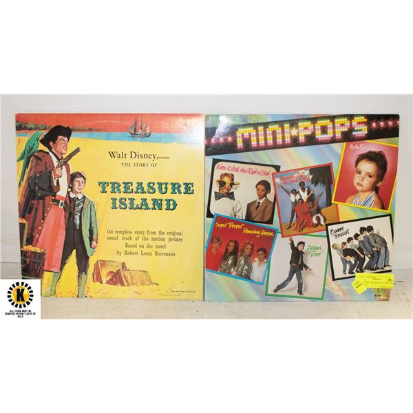 MINI POPS TREASURE ISLAND VINYL ALBUMS