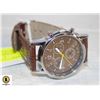 Image 1 : BROWN NEW GENEVA MENS WATCH BROWN