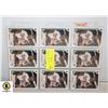 SHEET OF 9. 1991 UD #85F CAL RIPKEN JR. CARDS