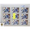 Image 1 : SHEET OF 9. 1990 – 91 OPC #55 GUY LAFLEUR CARDS